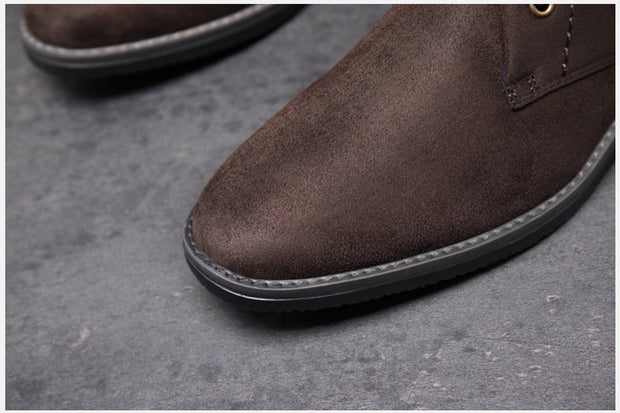 Angelo Ricci™ Designer Handmade Suede Elegant Chukka Boots