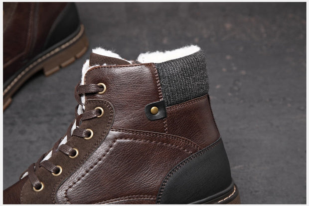 Angelo Ricci™ American Handmade Leather Winter Boots