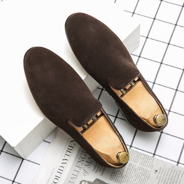 Angelo Ricci™ Designer Slip-On Suede Lightweight Loafers