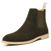 Angelo Ricci™ Classic Cow Suede Leather Chelsea Boots