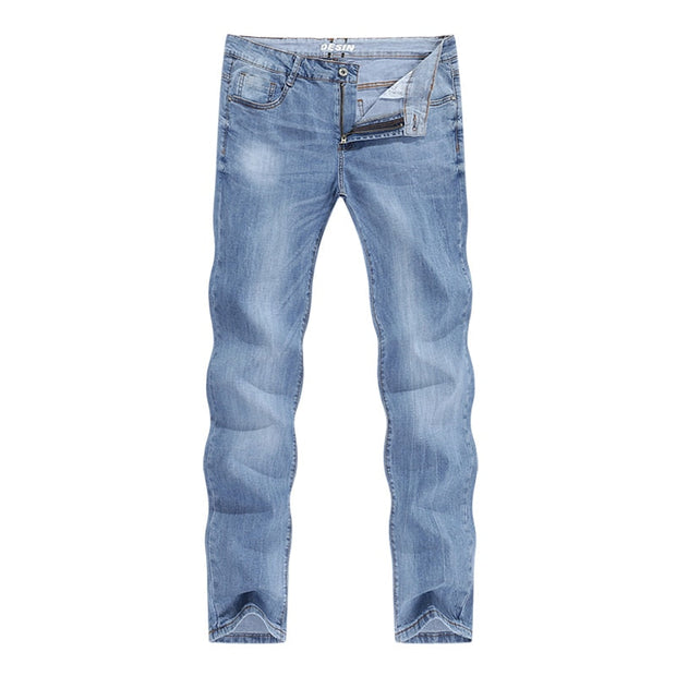 Angelo Ricci™ Men Casual Light Blue Denim Jeans