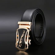 Angelo Ricci™ Automatic Buckle Leather Business Belt