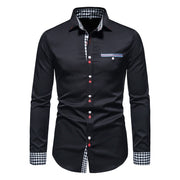 Angelo Ricci™ Designer Button Up Business Dress Shirt