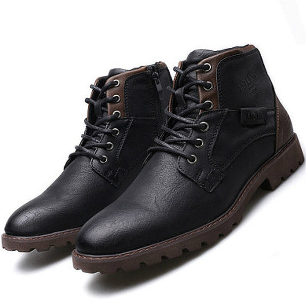 Angelo Ricci™ Handmade Leather Outdoor Ankle Boots