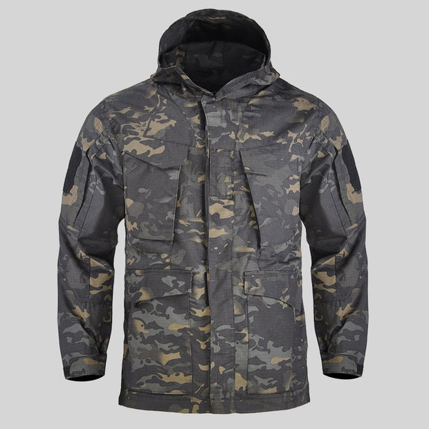 Angelo Ricci™ Army Tactical Windbreaker Hooded Outdoor Parka