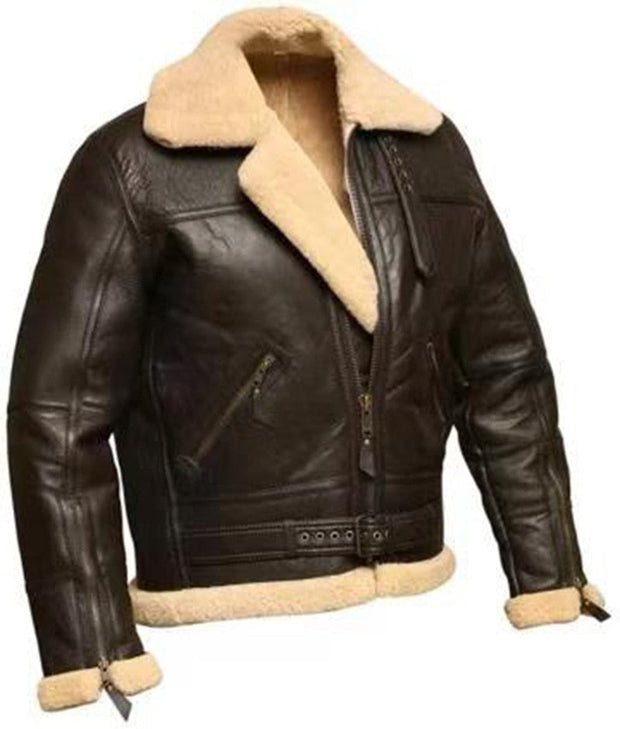 Angelo Ricci™ Wool Liner Faux Fur Leather Winter Coat