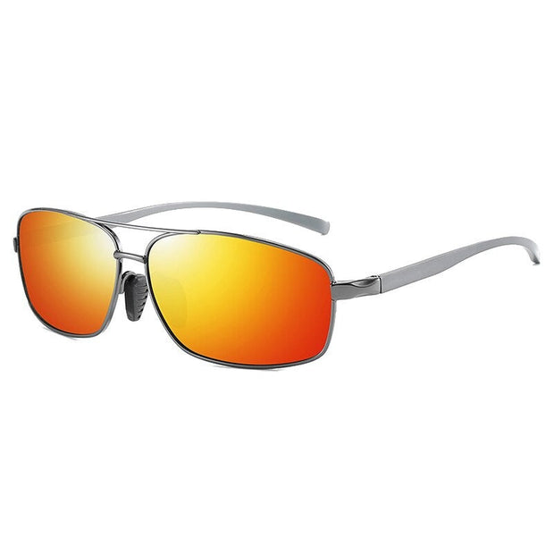 Angelo Ricci™ Classic Style Polarized Metal Frame Men Sunglasses