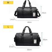 Angelo Ricci™ Leather Travel Gym Bag