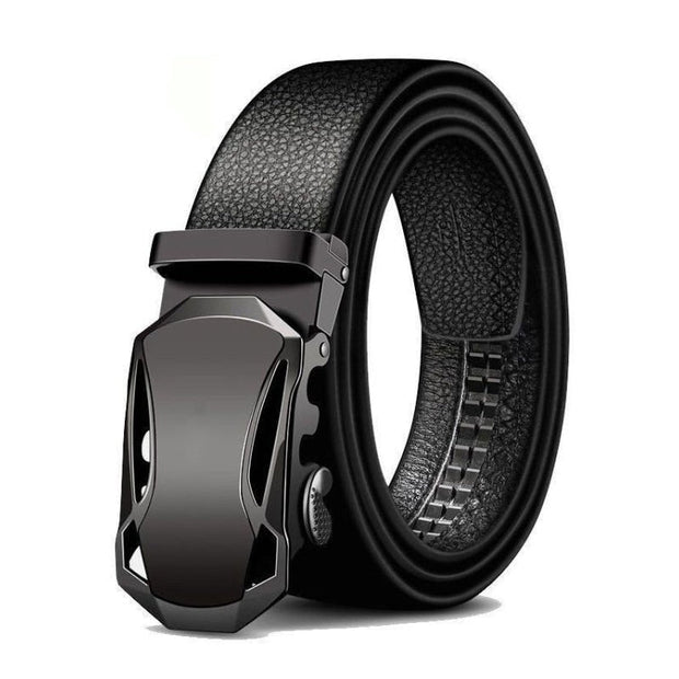 Angelo Ricci™ Automatic Buckle Leather Business Belt