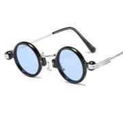Angelo Ricci™ Vintage Round Small Mirror Luxury Designer Sunglasses