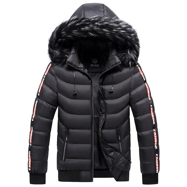 Angelo Ricci™ Patchwork Thick Warm Fur Hood Waterproof Parka