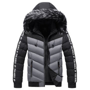 Angelo Ricci™ Patchwork Thick Warm Fur Hood Waterproof Parka