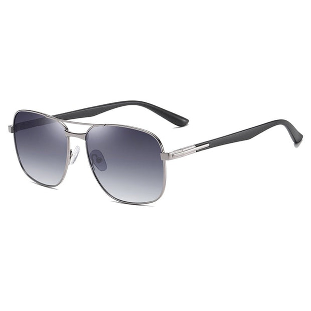 Angelo Ricci™ Rectangle Metal Polarized Luxury Men Sunglasses