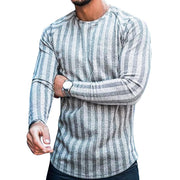 Angelo Ricci™ Blend Stripe Plaid Streetwear Pullover