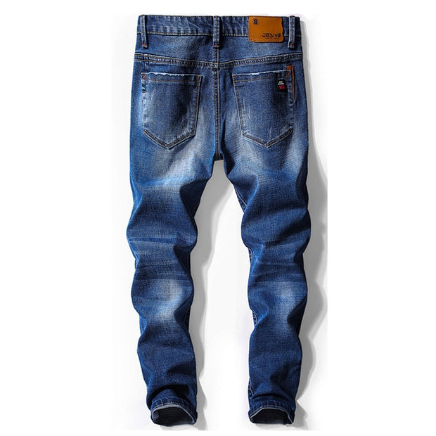 Angelo Ricci™ Fashion Slim Fit Cowboy Style Denim Jeans