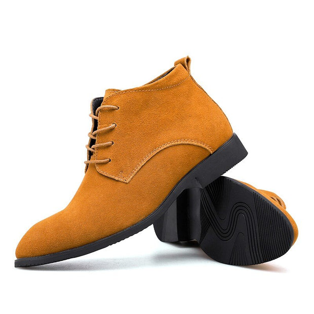 Angelo Ricci™ Luxury Business-Men Suede Leather Chukka Boots