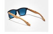 Angelo Ricci™ Wooden Frame Mirror Flat Lens Eyewear Sunglasses