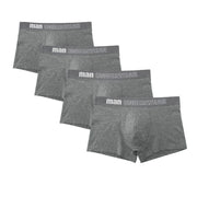 Angelo Ricci™ Men Breathable Trunk Cotton Underwear 4Pcs Pack