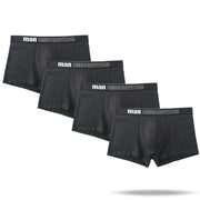 Angelo Ricci™ Men Breathable Trunk Cotton Underwear 4Pcs Pack