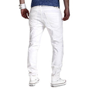 West Louis™ Designer Ripped Slim Jeans  - West Louis