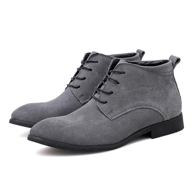 Angelo Ricci™ Luxury Business-Men Suede Leather Chukka Boots