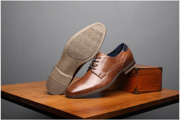 Angelo Ricci™ Luxury Leather Business-man Oxford Shoes