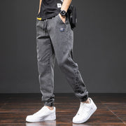 Angelo Ricci™ Men Streetwear Denim Jogger Pants