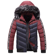 Angelo Ricci™ Patchwork Thick Warm Fur Hood Waterproof Parka