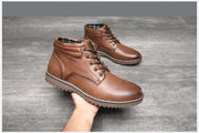 Angelo Ricci™ Luxury Handmade Leather Office Ankle Boots