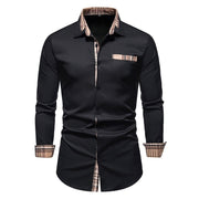 Angelo Ricci™ Designer Button Up Business Dress Shirt