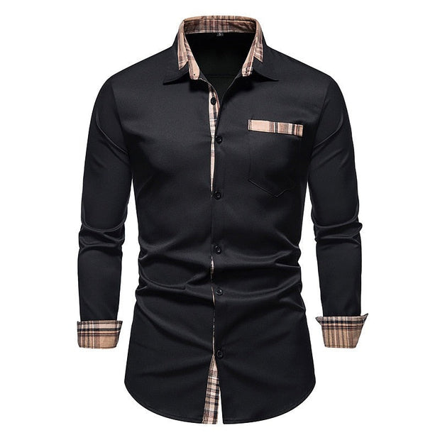 Angelo Ricci™ Button Up Business-Men Office Dress Shirt