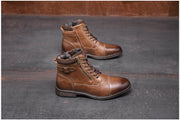 Angelo Ricci™ Vintage Business Dress Leather Boots