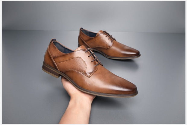 Angelo Ricci™ Luxury Business-Men Leather Elegant Shoes