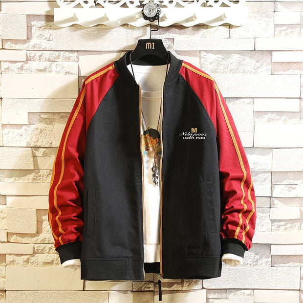 Angelo Ricci™ Spring Baseball Style Bomber Jacket