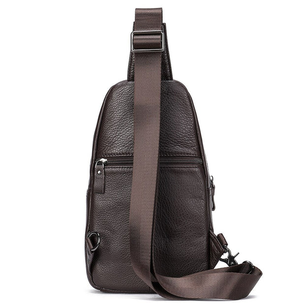 Angelo Ricci™ Trendy Genuine Leather Crossbody Men Bag