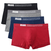 Angelo Ricci™ Men Cotton Soft Boxers Underwear 4Pcs