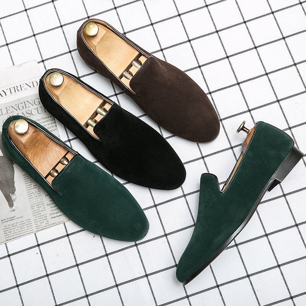 Angelo Ricci™ Designer Slip-On Suede Lightweight Loafers