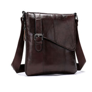 Angelo Ricci™ Men Trendy Leather Crossbody Satchel Bag