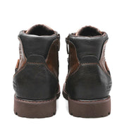 Angelo Ricci™ Designer Leather Outdoor Ankle Boots