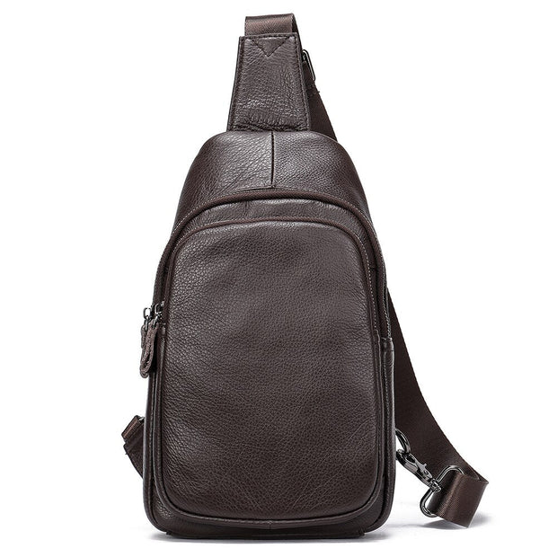 Angelo Ricci™ Trendy Genuine Leather Crossbody Men Bag