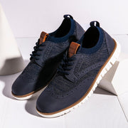 Angelo Ricci™ Breathable Lightweight Brogue Men Casual Shoes