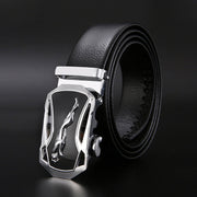 Angelo Ricci™ Automatic Buckle Leather Business Belt