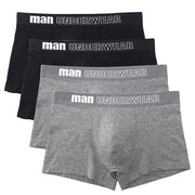 Angelo Ricci™ Men Cotton Soft Boxers Underwear 4Pcs