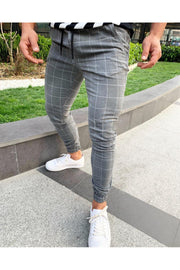 Angelo Ricci™ UK Style Plaid Joggers Pants