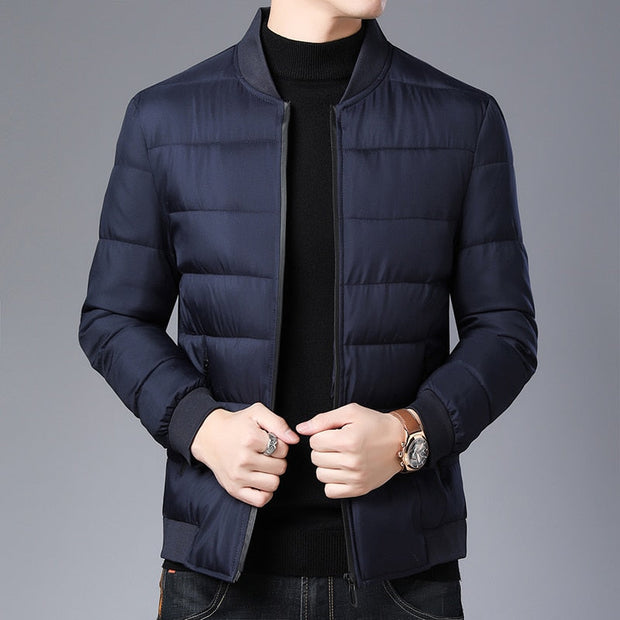Angelo Ricci™ Thick Winter Quilted Padded Streetwear Jacket