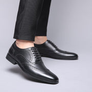 Angelo Ricci™ Men Retro Bullock Formal Leather Shoes