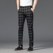 Angelo Ricci™ Brand Plaid Business-Men Style Dress Pants