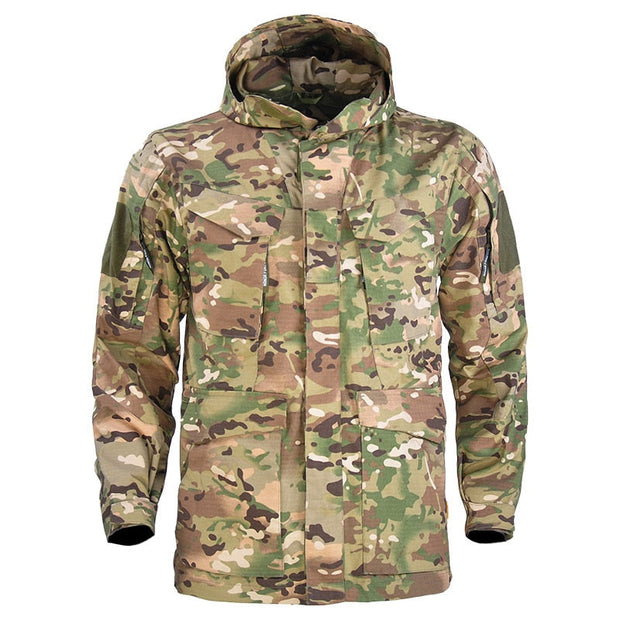 Angelo Ricci™ Army Tactical Windbreaker Hooded Outdoor Parka