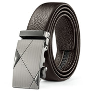 Angelo Ricci™ Automatic Buckle Leather Business Belt