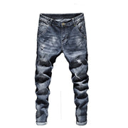 Angelo Ricci™ Stretch Ripped Distressed Streetwear Jeans